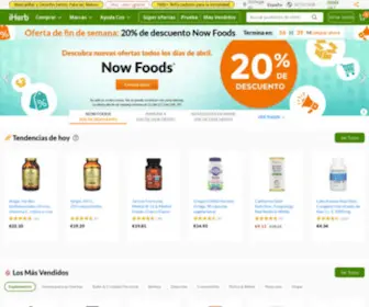 Iherb.es(Vitaminas, Suplementos y Productos Naturales para la Salud) Screenshot