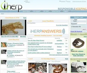 Iherp.com(Online Reptile Software) Screenshot
