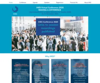 Ihes-Conference.com(Internationalisation in Higher Education for Society (IHES)) Screenshot