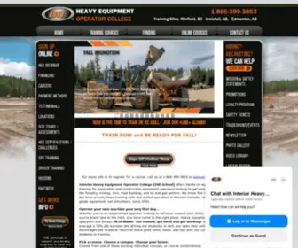 Iheschool.com(IHE Training School for Heavy Equipment Operator) Screenshot