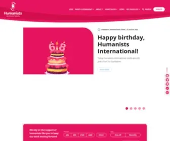 Iheu.org(International Humanist and Ethical Union) Screenshot