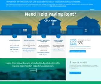 Ihfa.org(Idaho Housing and Finance Association) Screenshot