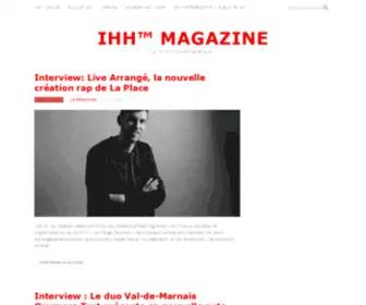 IHH-Magazine.com(Le vrai hip) Screenshot