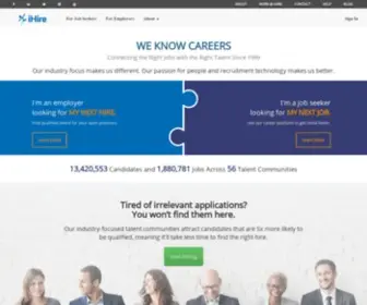 Ihire.com(IHire is a platform) Screenshot