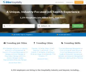 Ihirehospitality.com(Hospitality Jobs) Screenshot