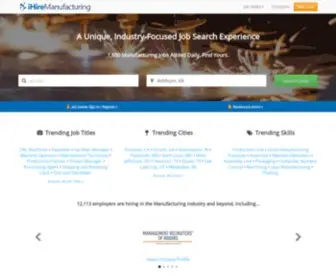 Ihiremanufacturing.com(Manufacturing jobs) Screenshot