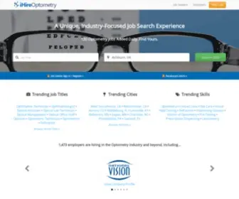 Ihireoptometry.com(Optometry Jobs) Screenshot