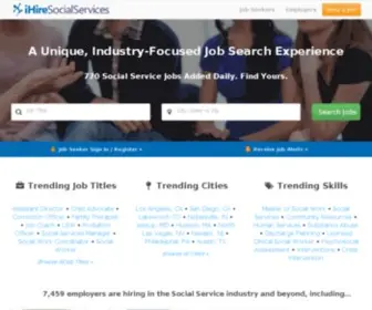 Ihiresocialservices.com(Social Service Jobs) Screenshot