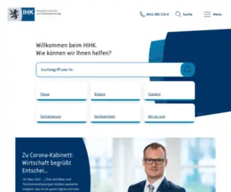 IHK-Hessen.de(Arbeitsgemeinschaft hessischer Industrie) Screenshot