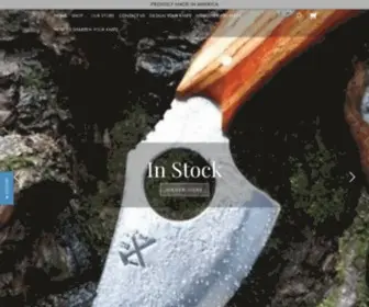 Ihknives.com(Hand Forged Knives and Handmade Specialty Items Indy Hammered Knives Indy Hammered Knives How We Got Started) Screenshot