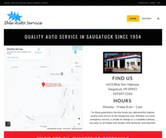Ihleservice.com(Ihle Auto Service in Saugatuck Michigan) Screenshot