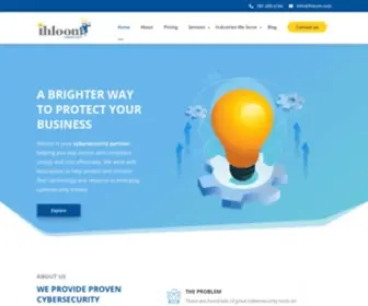 Ihloom.com(Your Cybersecurity Partner) Screenshot