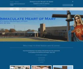 IHM-KY.org(Immaculate Heart of Mary) Screenshot