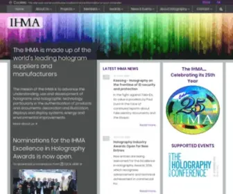 Ihma.org(International Hologram Manufacturers Association) Screenshot