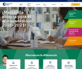 Ihmadrid.com(Escuela de idiomas International House Madrid) Screenshot