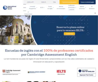 Ihmexico.com(International House México) Screenshot