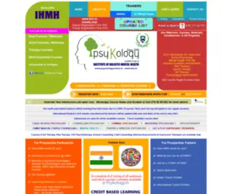 IHMH.in(Institute of Holistic Mental Health) Screenshot