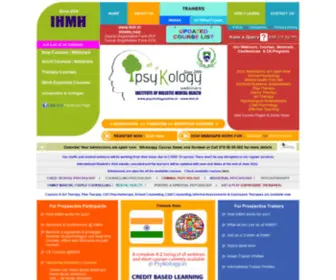 IHMH.org(Institute of Holistic Mental Health) Screenshot