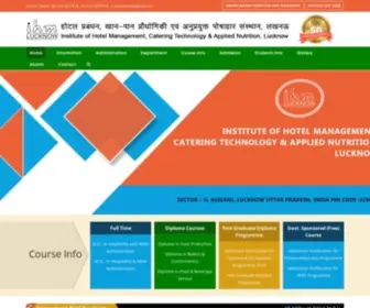Ihmlucknow.com(Institute of Hotel Management) Screenshot