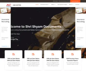 Ihmnotes.in(IHM Notes) Screenshot