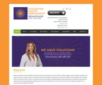 Ihmohio.com(Integrative Health Management) Screenshot