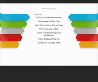 Ihmsrinagar.org(Institute of Hotel Management) Screenshot
