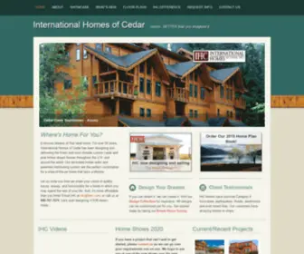 Ihoc.com(Cedar log home) Screenshot