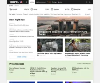 Ihodl.com(Crypto, Blockchain, ICO) Screenshot