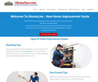 Ihomeline.com(Home Improvements Guides For Homeowners) Screenshot