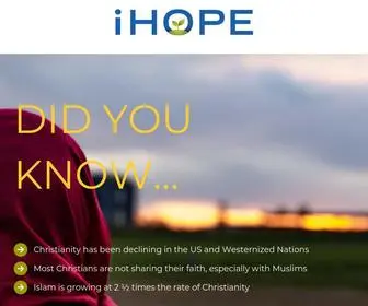 Ihopeministries.org(IHOPE Ministries) Screenshot