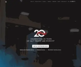Ihopkc.org(Homepage for the International House of Prayer Kansas City) Screenshot