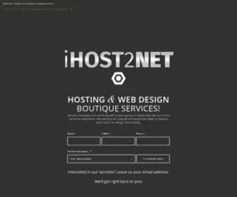 Ihost2Net.com(Website Hosting and Email) Screenshot