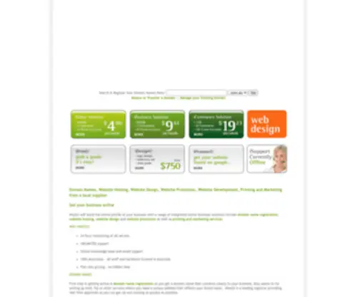 Ihostu.com.au(Online business solutions) Screenshot