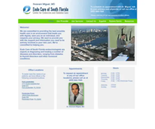 Ihosvanimiguel.com(Endo Care of South Florida) Screenshot