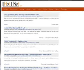 Ihotinot.com(I hot I not) Screenshot