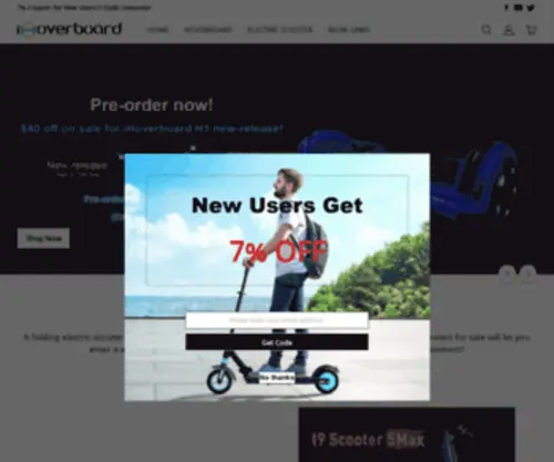 Ihoverboard.com(IHoverboard Official Website) Screenshot