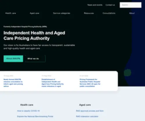 Ihpa.gov.au(Ihpa) Screenshot