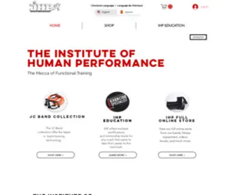 Ihpfit.com(The Institute of Human Performance's Fitness Shop) Screenshot