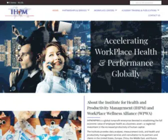 IHPM.org(Institute for Health and Productivity Management) Screenshot
