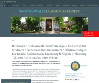 IHR-Anwalt-Hamburg.de(Anwalt Strafrecht) Screenshot