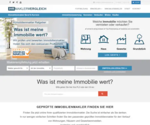 IHR-Maklervergleich.de(IHR Maklervergleich) Screenshot