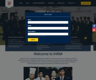 Ihrmedu.org(IHRM) Screenshot