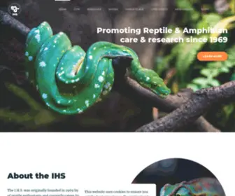 IHS-Web.org.uk(The International Herpetological Society) Screenshot