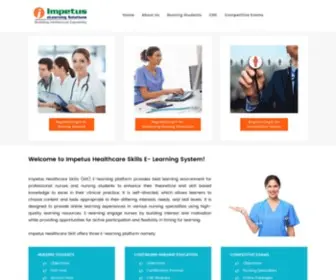 Ihsnursing.com(ELearning Courses for Nursing Students) Screenshot