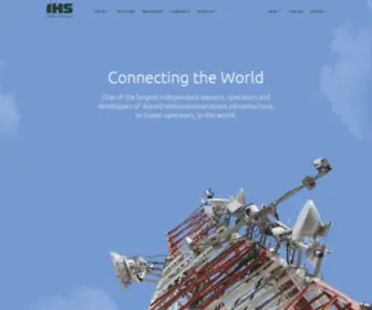 Ihstowers.com(IHS Towers) Screenshot