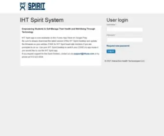 Ihtspirit.com(IHT Spirit System) Screenshot