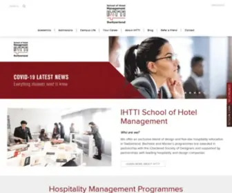 Ihtti.com(IHTTI School of Hotel Management) Screenshot