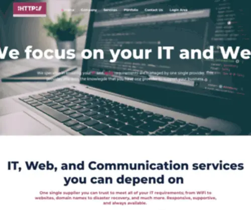 IHTTP.co.uk(Website Design) Screenshot