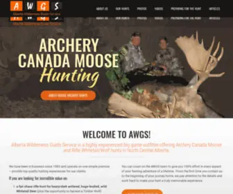 Ihuntalberta.com(Alberta Wilderness Guide Service) Screenshot