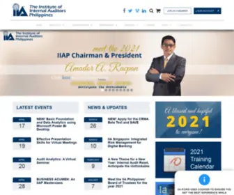 IIA-P.org(The Institute of Internal Auditors Philippines) Screenshot